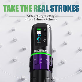 Dragonhawk L3 smart screen closeup for clear visible settings
