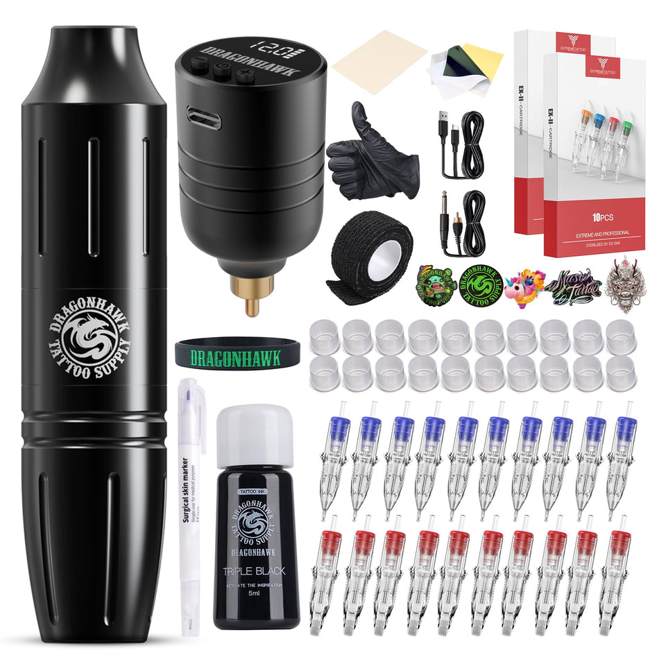 Dragonhawk pen front view showing sleek body and reliable control