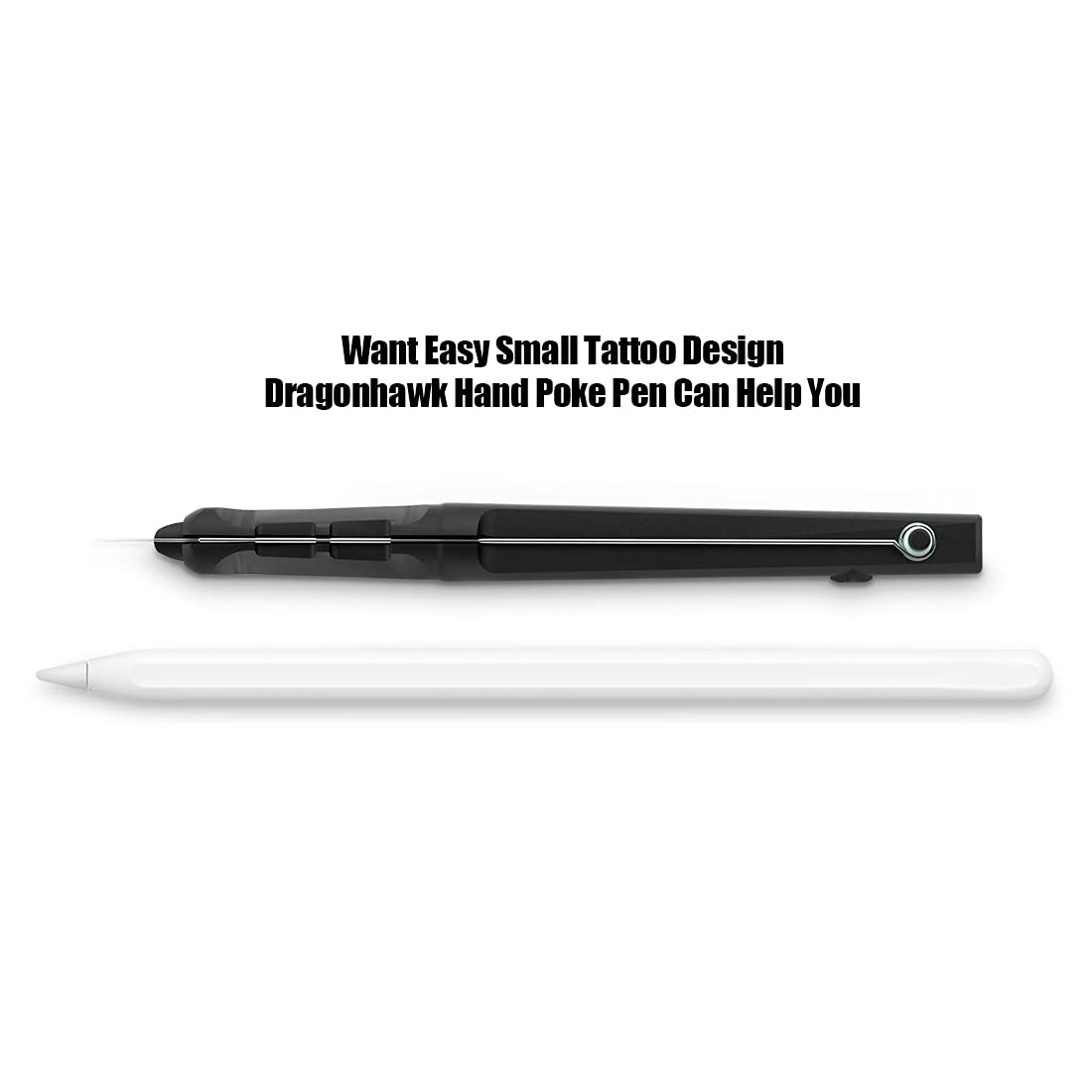 Dragonhawk pen in hand demonstrating ergonomic grip for steady work