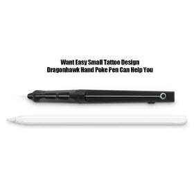 Dragonhawk pen in hand demonstrating ergonomic grip for steady work