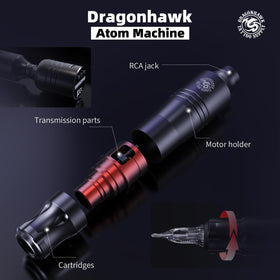 Dragonhawk pen held in hand showing scale and reduced hand fatigue