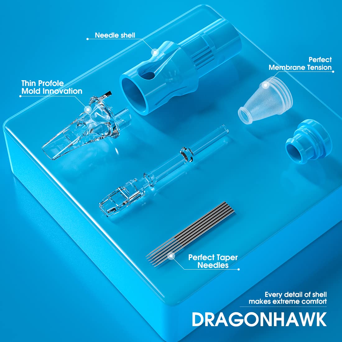 Dragonhawk individually sealed pouch ensuring sterile safety