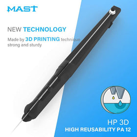 Dragonhawk size scale next to ruler showing compact, travel-ready dimensions