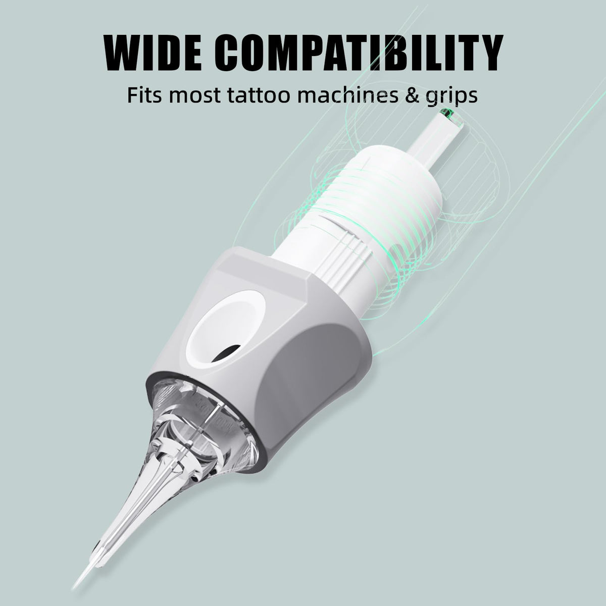 Dragonhawk needle alignment close-up illustrating durable construction and precision