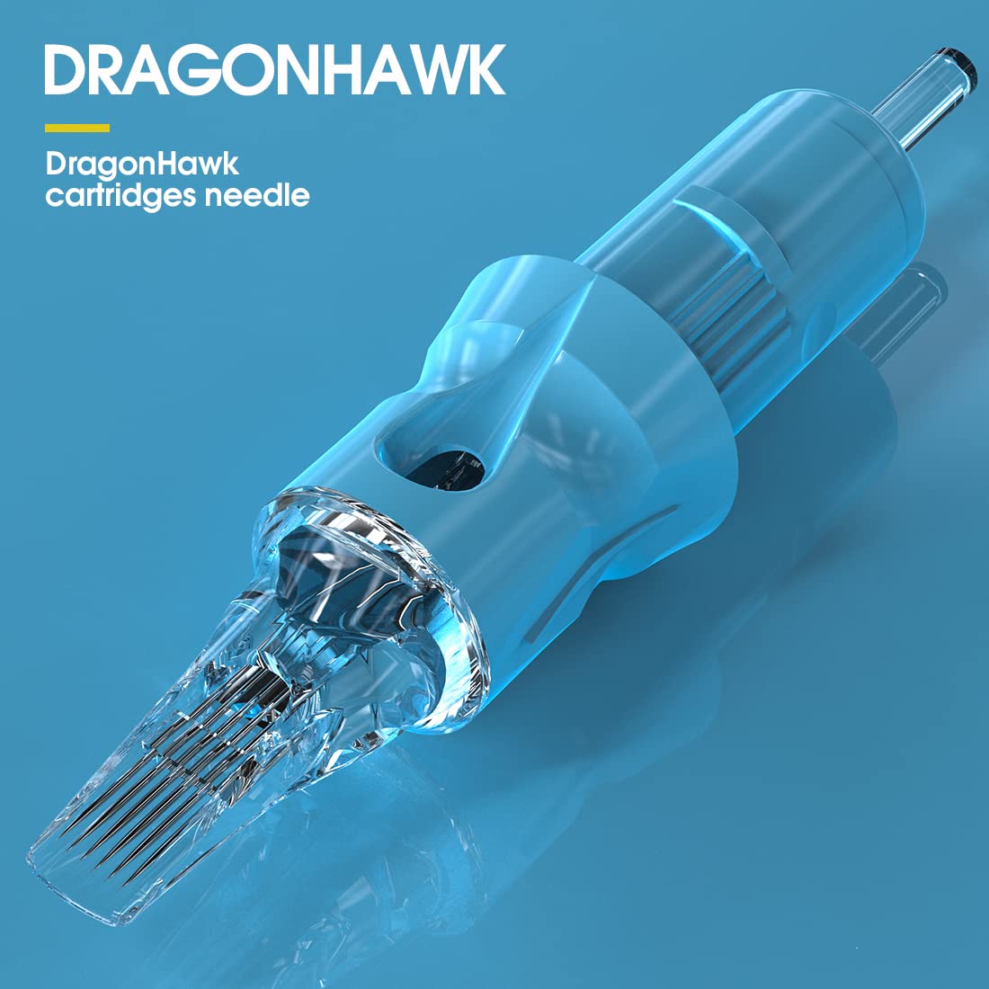 Dragonhawk clear barrel showing ink visibility advantage