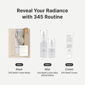 Dr.Althea cream applied to cheek demonstrating calming effect