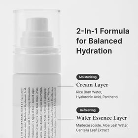 Dr.Althea fine mist spraying through air illustrating even coverage and instant refresh on skin