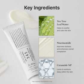 Dr.Althea application on hand demonstrating spreadability and lightweight hydration