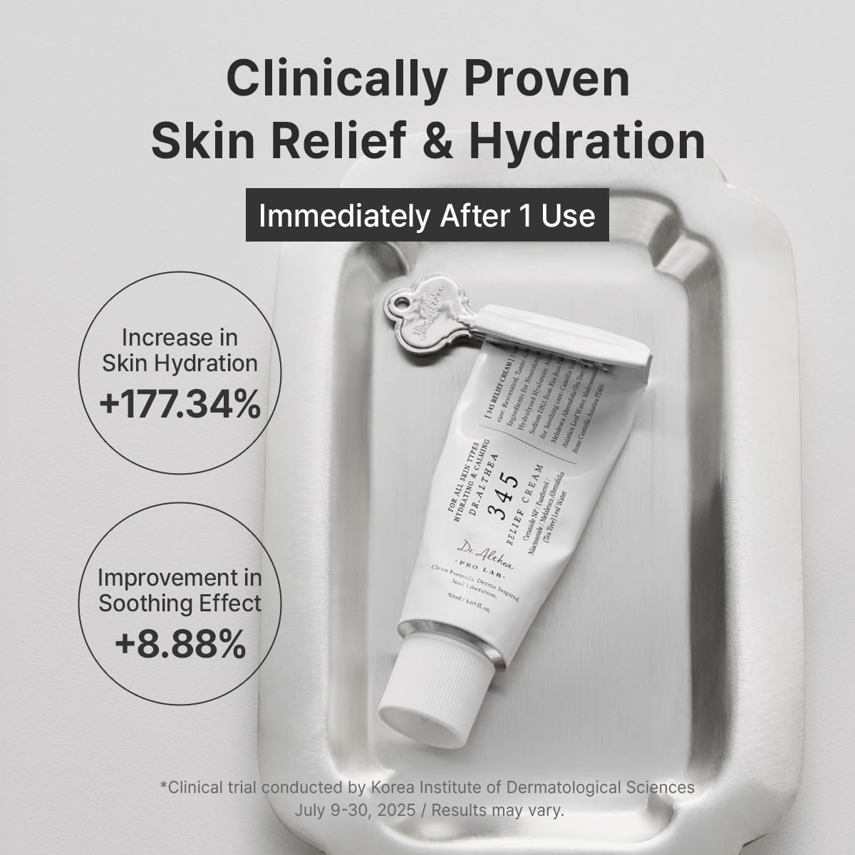 Dr.Althea ingredient lineup with hyaluronic acid and PDRN emphasizing nourishing benefits