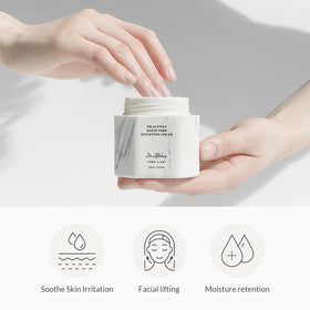Dr.Althea being applied to cheek to show firming action and dewy glow