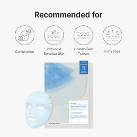 Dr.Althea mask size comparison in hand illustrating fit and coverage for most face shapes