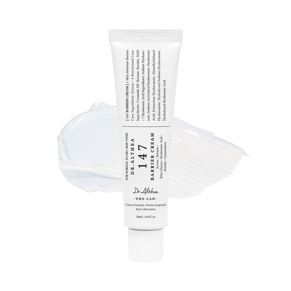 Dr.Althea front packaging showing jar and brand for clean shelf benefit