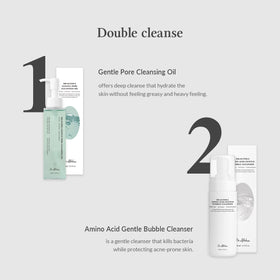 Dr.Althea removing light makeup to show effective cleansing power