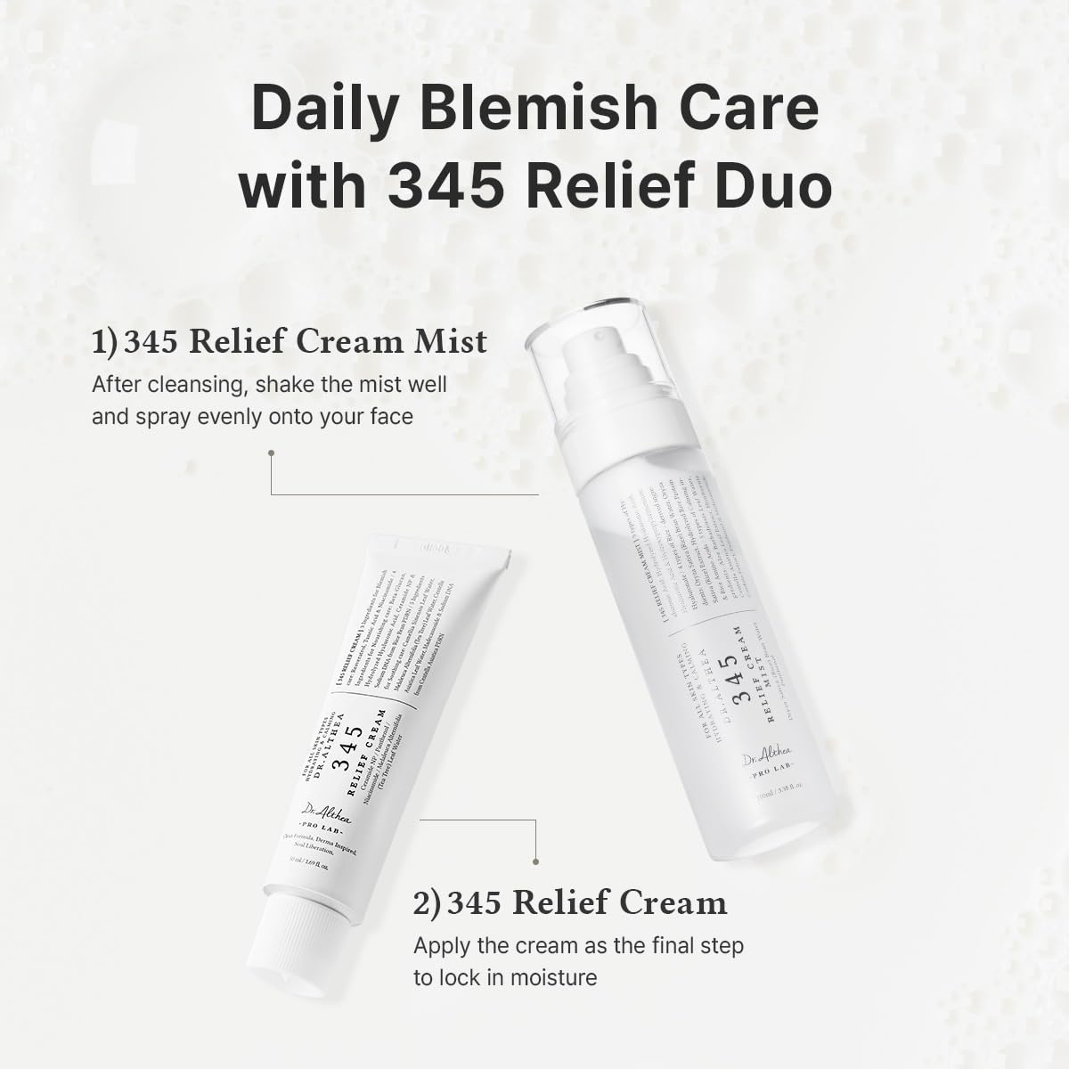 Dr.Althea cream in use on hand showing application ease and immediate skin-smoothing benefit