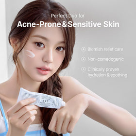 Dr.Althea cream texture swatch on skin demonstrating lightweight absorption and visible moisture