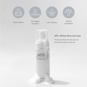 Dr.Althea foam on hands demonstrating soft lather and easy spread