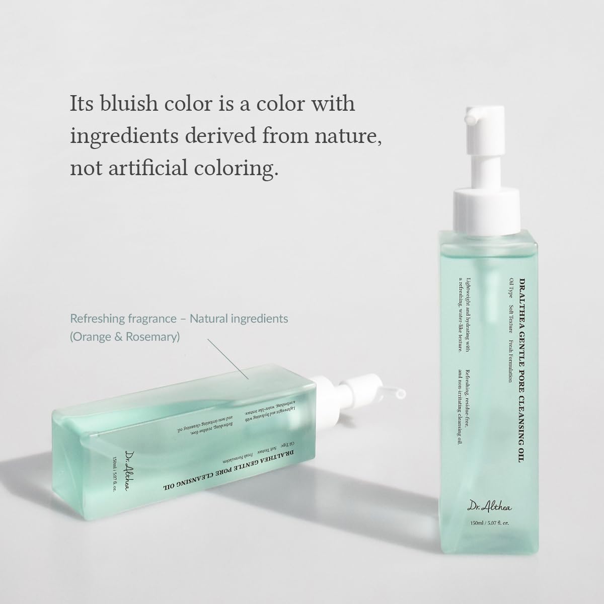 Dr.Althea applied on hand demonstrating quick breakdown of makeup