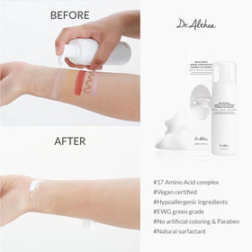 Dr.Althea label details listing amino acids and paraben-free badge