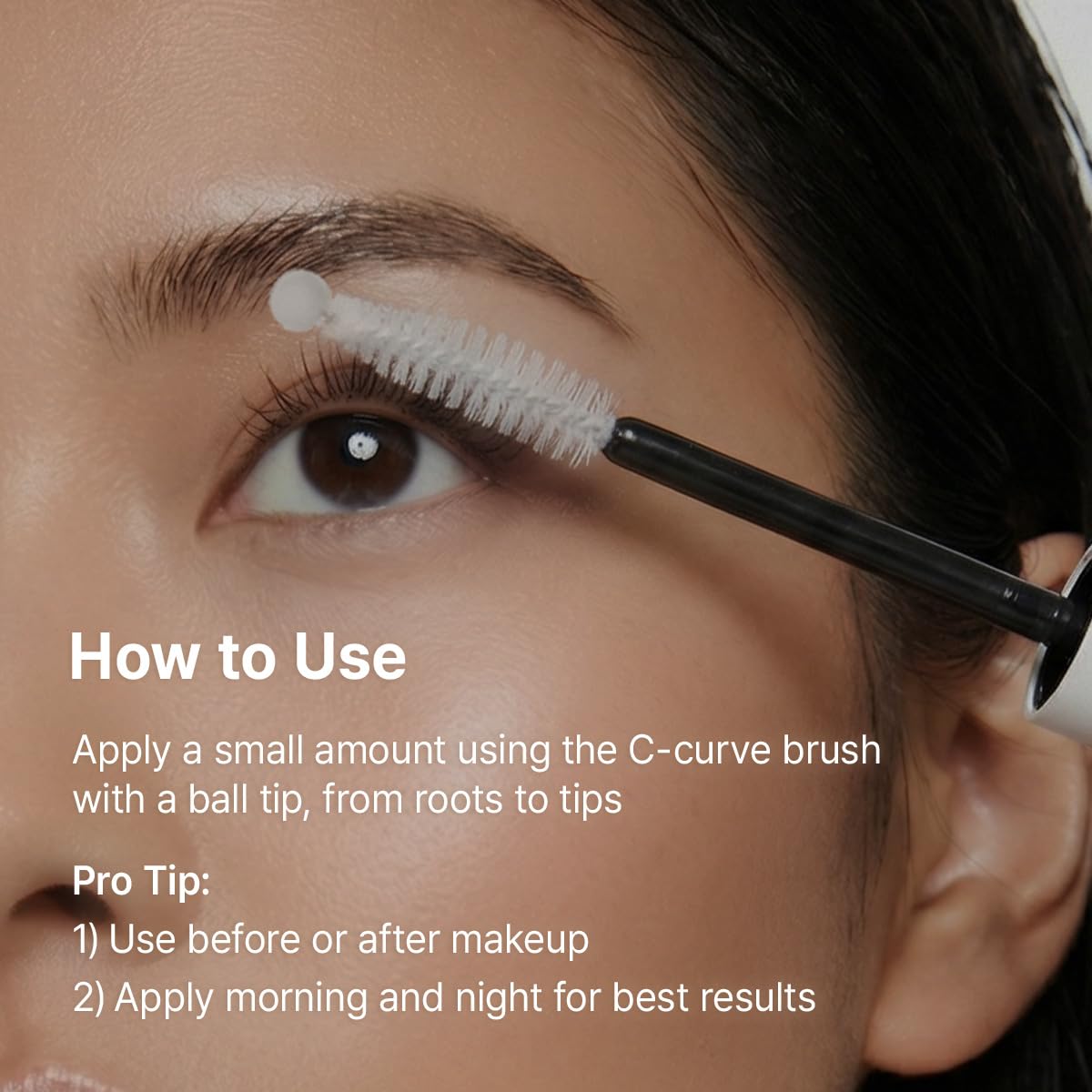 Dr.Althea model applying serum demonstrating gentle daily use