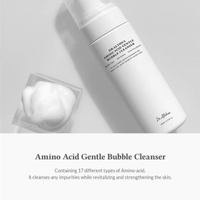 Dr.Althea foam texture dispensed on hand for gentle cleansing