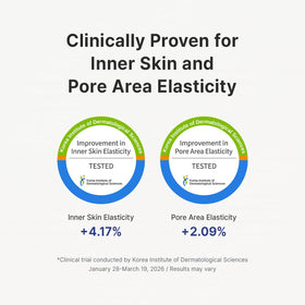 Swatch comparison showing Dr.Althea results for improved texture and tone