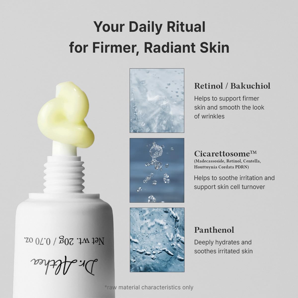 Dr.Althea product label with ingredients list visible for ingredient transparency