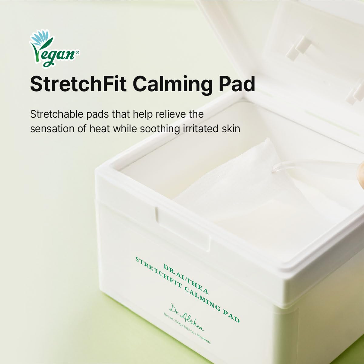 Dr.Althea close-up of pad texture highlighting breathable honeycomb design