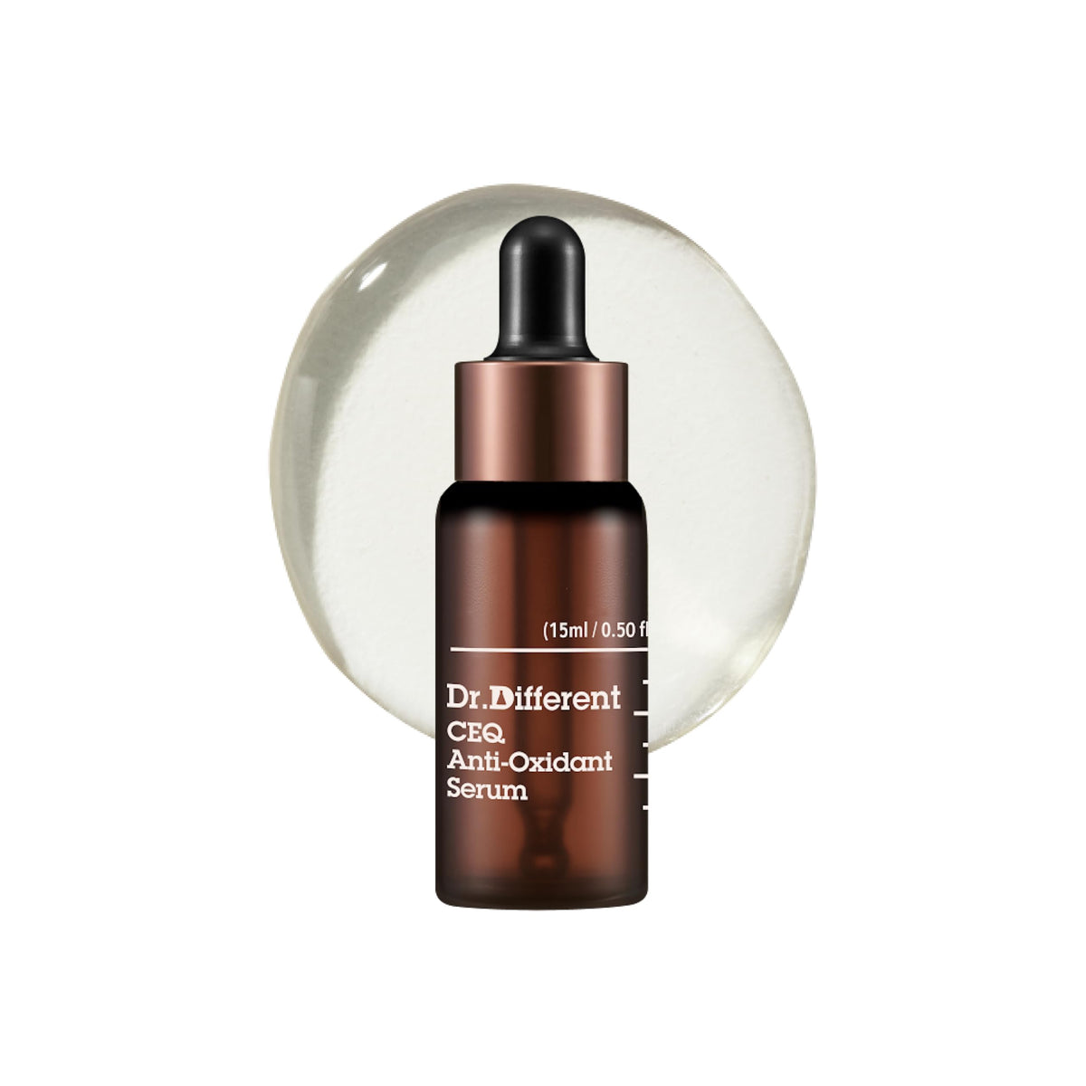 Dr.Different CEQ serum front packaging shows product and benefits