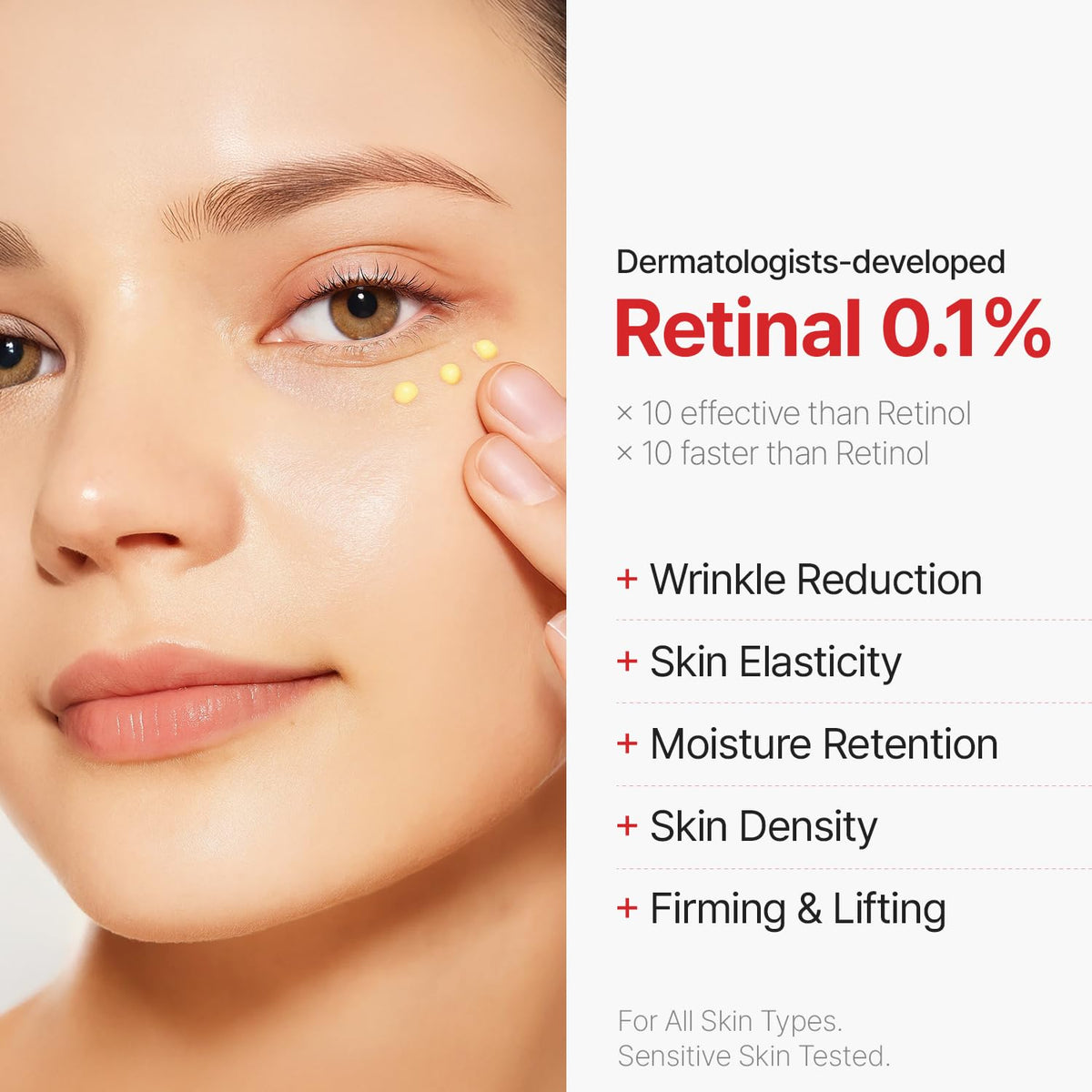 Dr.Different cream texture closeup highlighting smooth application benefits