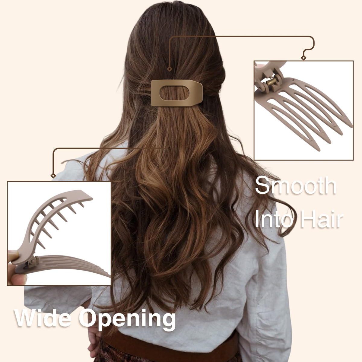 Drealoe side profile of clip lying flat against head showing no-pressure comfort