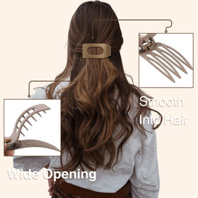 Drealoe side profile of clip lying flat against head showing no-pressure comfort
