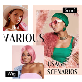 Dreamlover color range display showing choices to match skin tones
