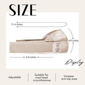 Dreamlover band shown in hand to illustrate width and scale benefit
