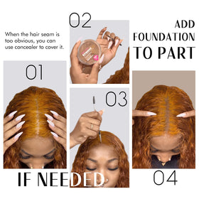 Dreamlover lifestyle model wearing wig grip demonstrating natural look benefit