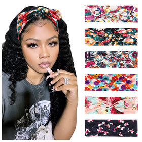 DRESHOW six-pack front view showing vintage floral prints and bow accents, versatile set