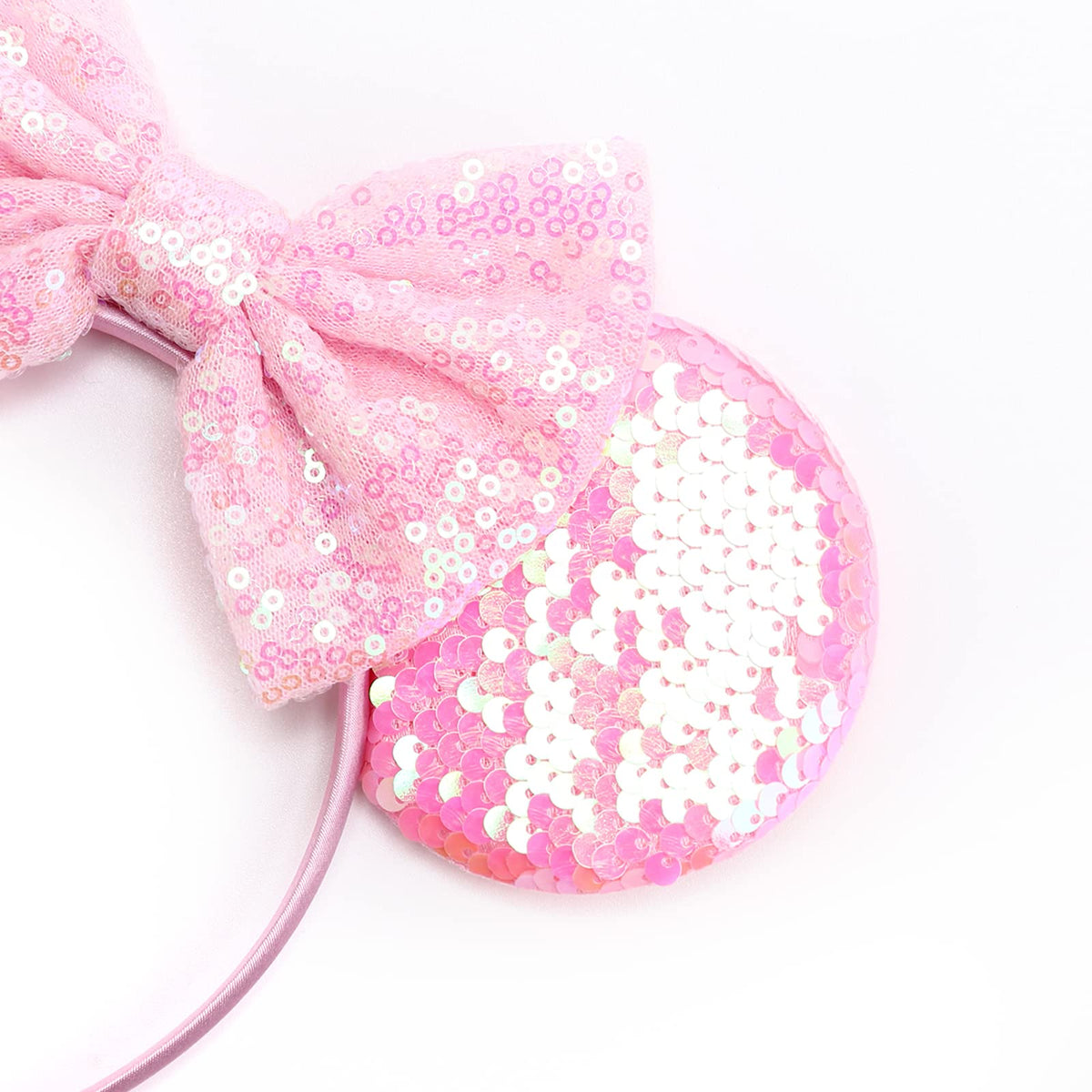 DRESHOW back of headband showing secure stitching and attachment strength