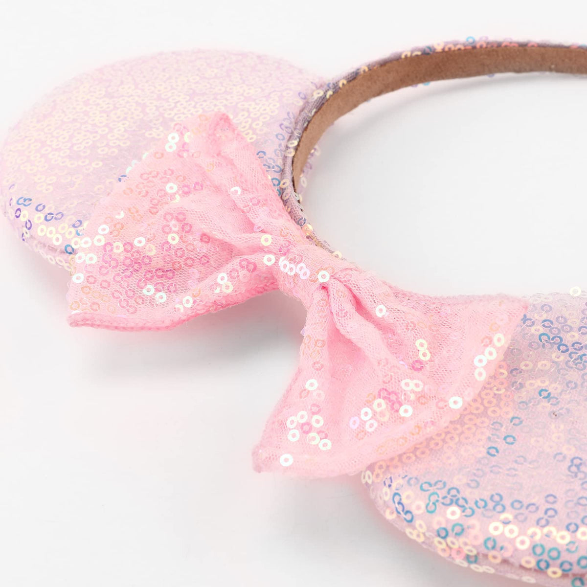 DRESHOW close-up of sequin texture highlighting durable shine and detail