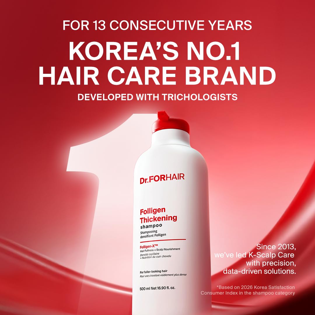 Dr.FORHAIR back label close-up highlighting ingredients and instructions benefit