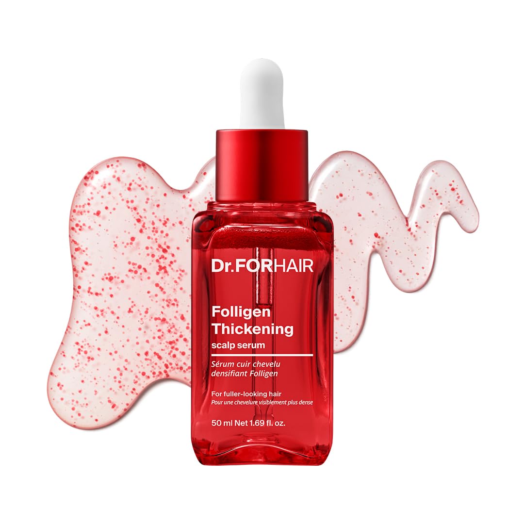 Dr.FORHAIR front packaging showing serum bottle for fuller-looking hair