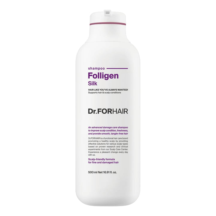 DR.FORHAIR front bottle view showing packaging and volume benefit
