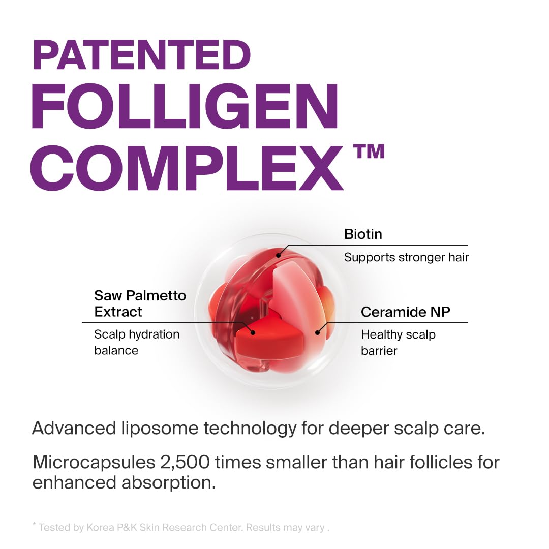Dr.FORHAIR before and after image displaying increased volume and fuller appearance