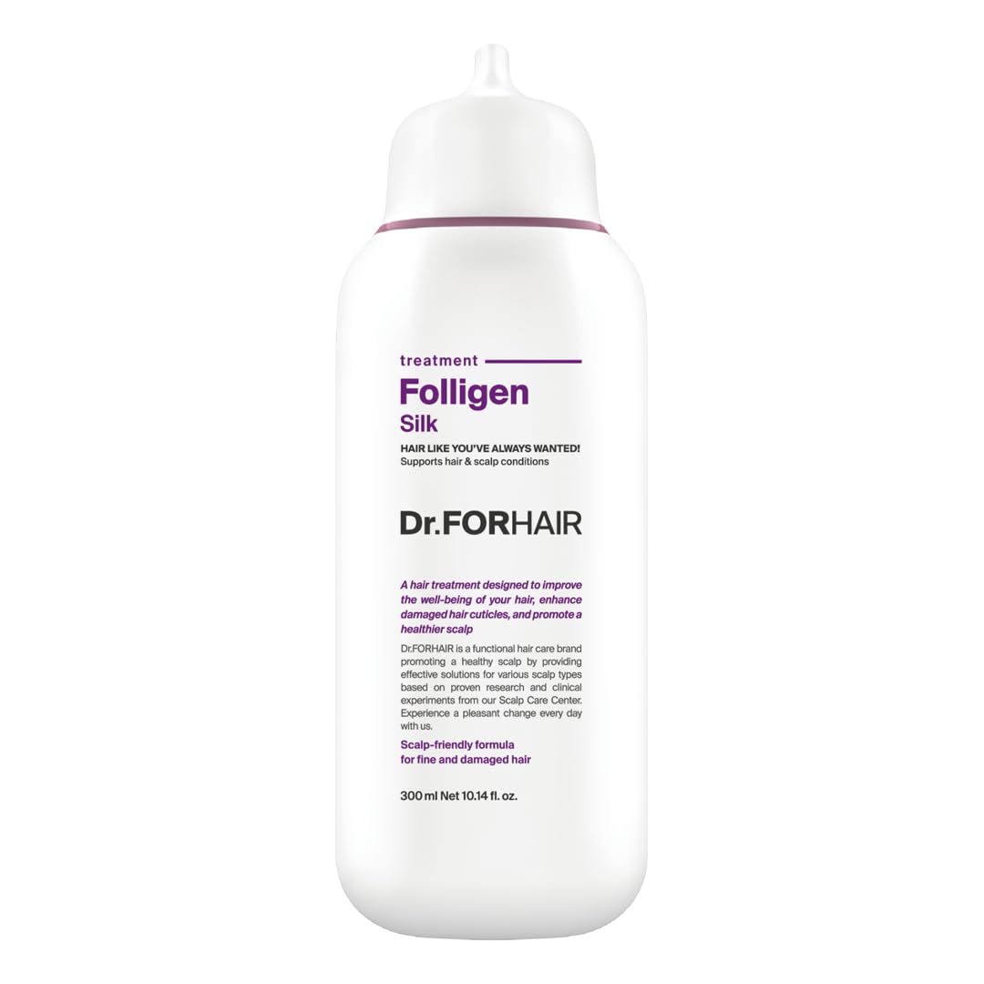 Dr.FORHAIR front bottle showing product size and branding for easy identification