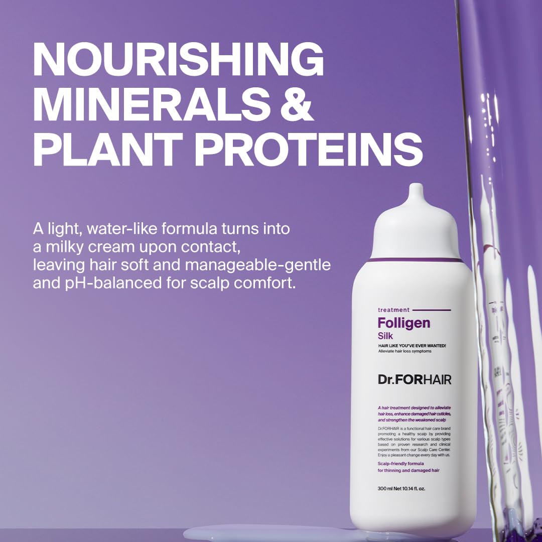 Dr.FORHAIR on bathroom shelf in lifestyle setting conveying daily routine uplift