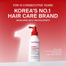 DR.FORHAIR spray nozzle detail for precise scalp application