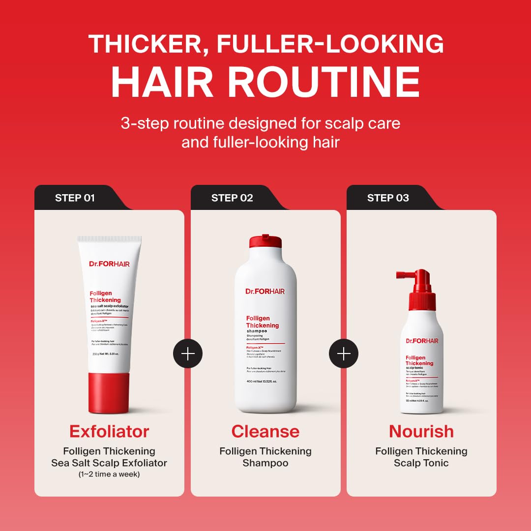 DR.FORHAIR tonic in travel kit illustrating portability and convenience