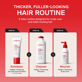 DR.FORHAIR tonic in travel kit illustrating portability and convenience