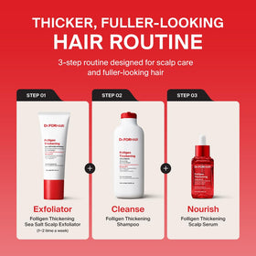 Dr.FORHAIR with rosemary sprigs highlighting botanical support for stronger hair benefit