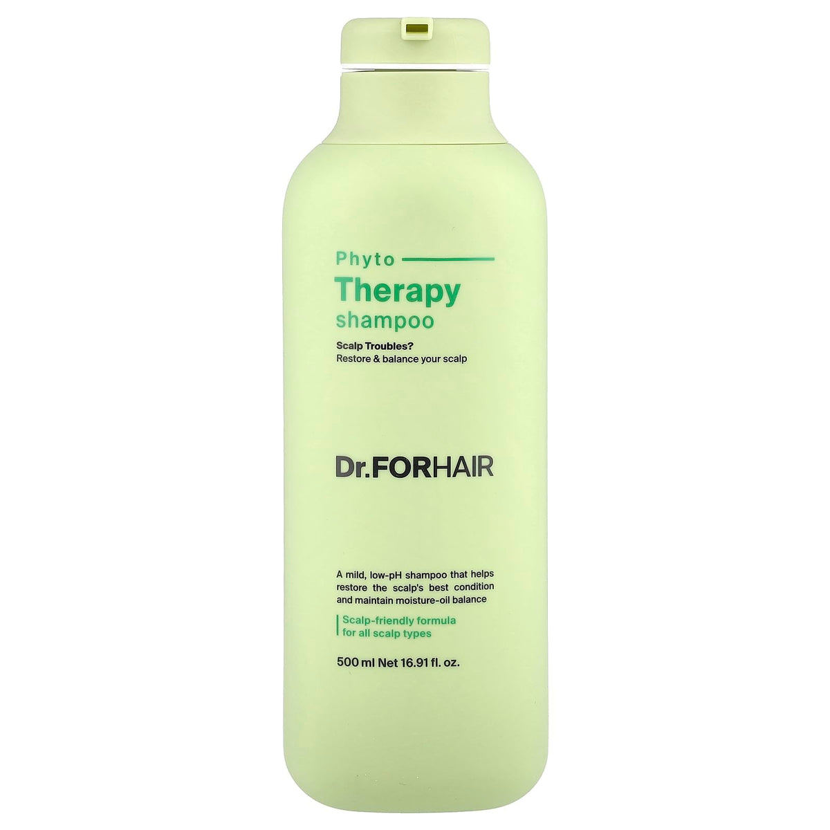 DR.FORHAIR product front packaging showing clear benefits and size