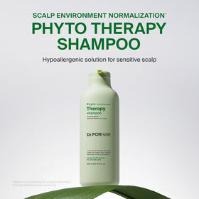 DR.FORHAIR pump and label detail highlighting pH balance benefit