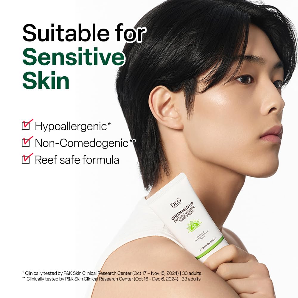 Dr.G 1.69 fl oz tube in hand illustrating compact travel-friendly size